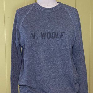 Nature is an Object Virginia Woolf Sororitees Heather Grey Sweatshirt, S